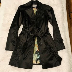 Black trench coat